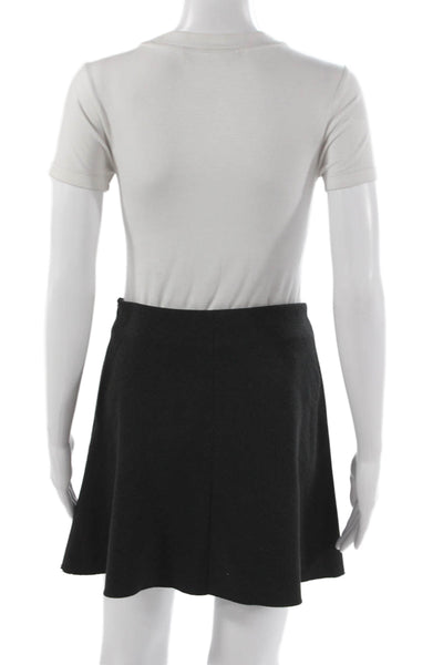 Zara Trafaluc Womens Mock Neck Tank Top A Line Skirt Set Grey Size Small