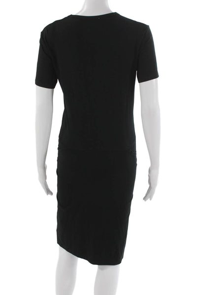 Wilfred Free Womens Black Short Sleeve Knee Length Dress Size XS