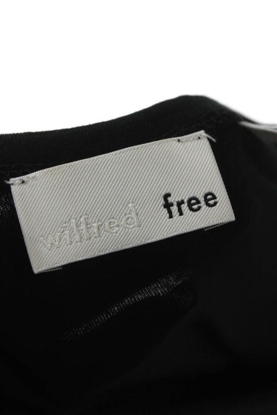 Wilfred Free Womens Black Short Sleeve Knee Length Dress Size XS
