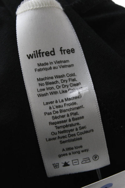 Wilfred Free Womens Black Short Sleeve Knee Length Dress Size XS