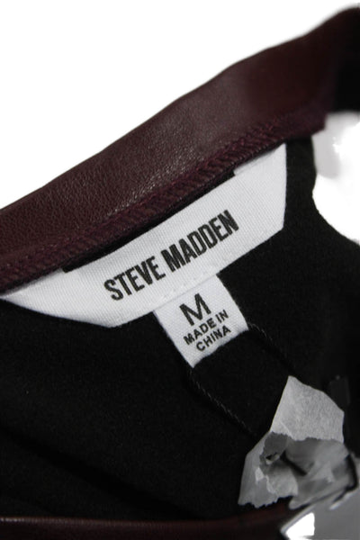 Steve Madden Women Tank Dress Brown Sleeveless Knee Length Size M