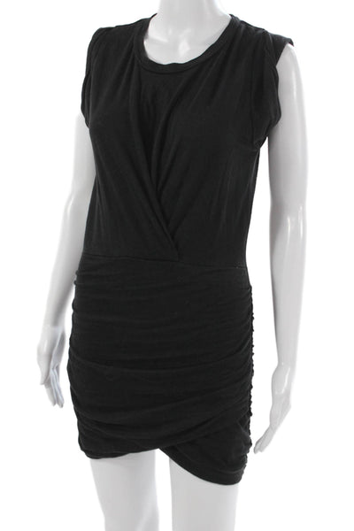Joes Womens Sleeveless Black Linen Blend Knee Length Round Neck Dress Size XS