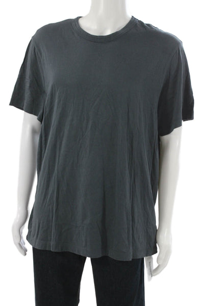 James Perse Mens Basic Gray Cotton T Shirt Size 4