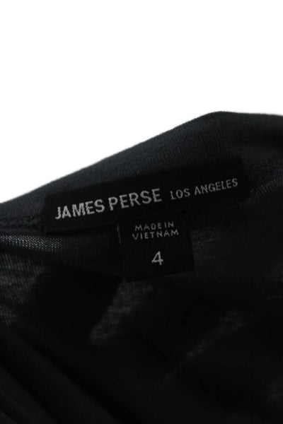 James Perse Mens Basic Gray Cotton T Shirt Size 4