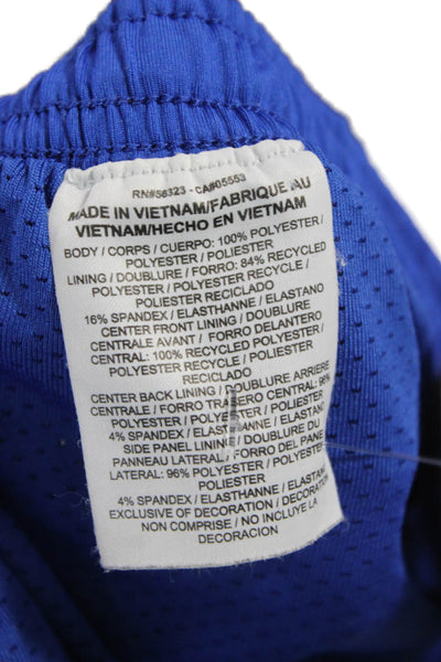 Nike Mens Athletic Shorts Blue Polyester Drawstring Summer Size L