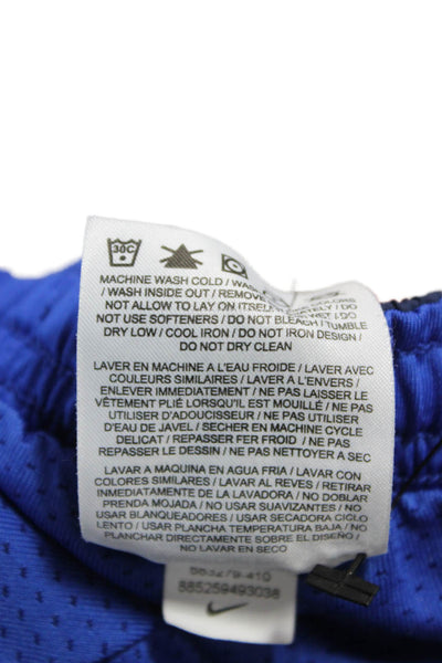 Nike Mens Athletic Blue Polyester Shorts Drawstring Size L
