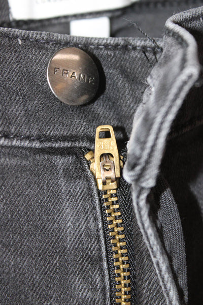 Frame Denim Men Skinny Gray Cotton Jeans Size 34