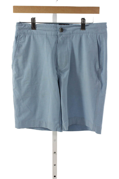 Faherty Mens Blue Chino Shorts Recycled Polyester Blend Size 29