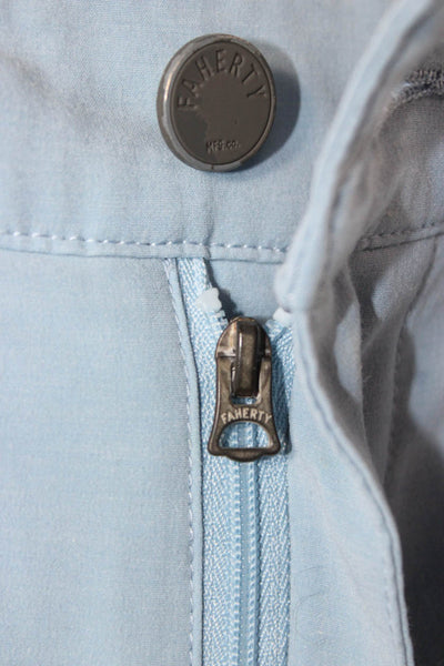 Faherty Mens Blue Chino Shorts Recycled Polyester Blend Size 29