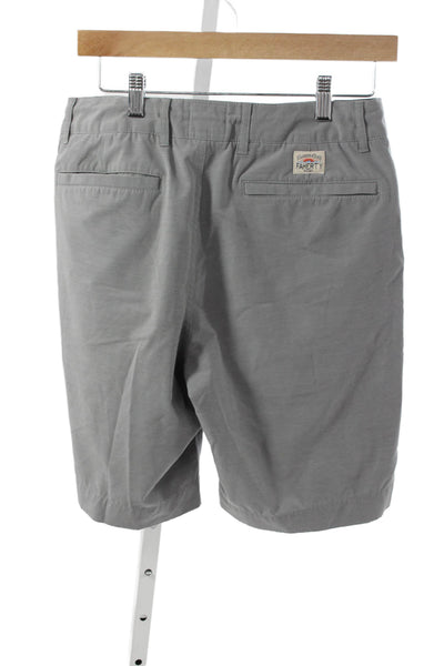 Faherty Mens Bermuda Shorts Gray Recycled Polyester Blend Size 29