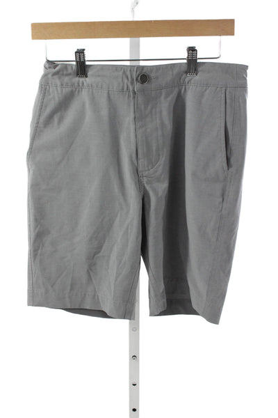 Faherty Mens Bermuda Shorts Gray Drawstring Beach Size 29