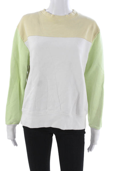 Sundry Unisex Pullover Sweatshirt Multi Fleece Long Sleeve Size 1
