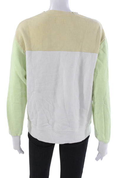 Sundry Unisex Pullover Sweatshirt Multi Fleece Long Sleeve Size 1