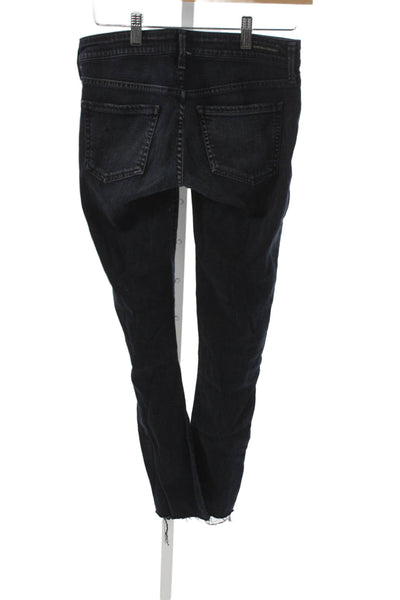 Citizens of Humanity Women Skinny Jeans Blue Cotton Mid Rise Inseam 26 Size 25