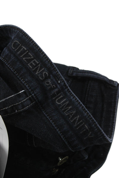 Citizens of Humanity Women Skinny Jeans Blue Cotton Mid Rise Inseam 26 Size 25