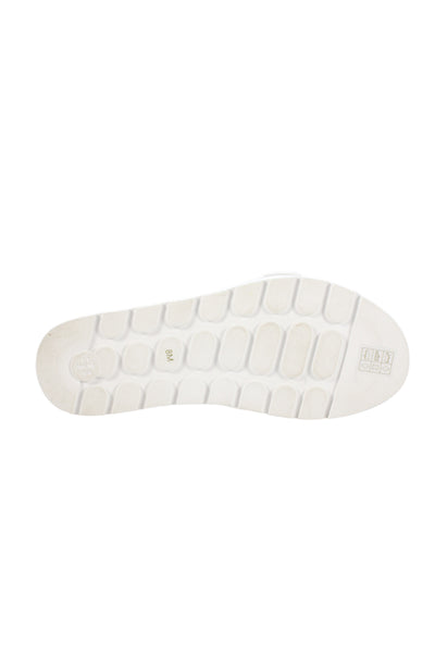Tory Burch Womens Embellished Slip On Rubber Flat Sandals Shoes White Size 8M