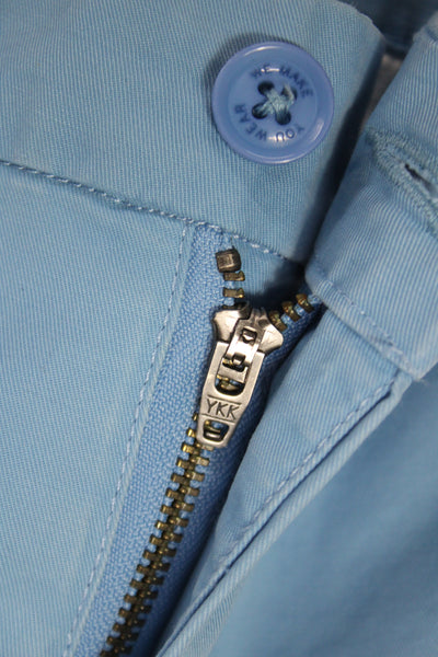 G1 Paper Twill Unisex Chinos Light Blue 100% Cotton Size 4