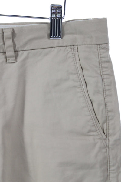 Scotch & Soda Men Chino Shorts Beige Button Cotton Elastane Size 31