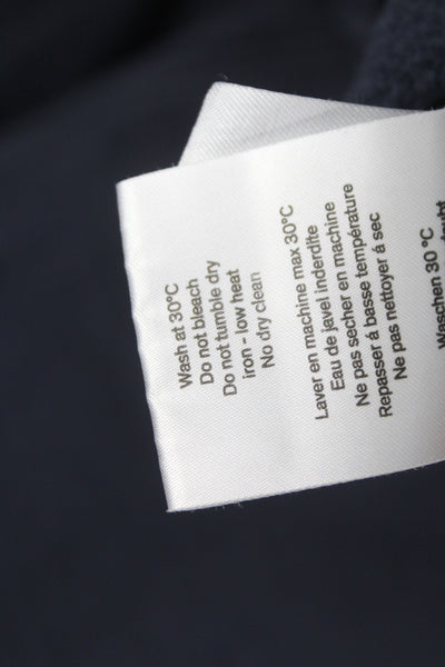 ROTATE Unisex Sweatpants Dark Blue Graphic Motorcycle Organic Cotton Size 4