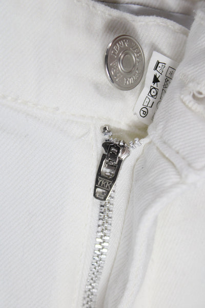 Zara Unisex Carpenter Cargo Pants White 100% Cotton Size 0