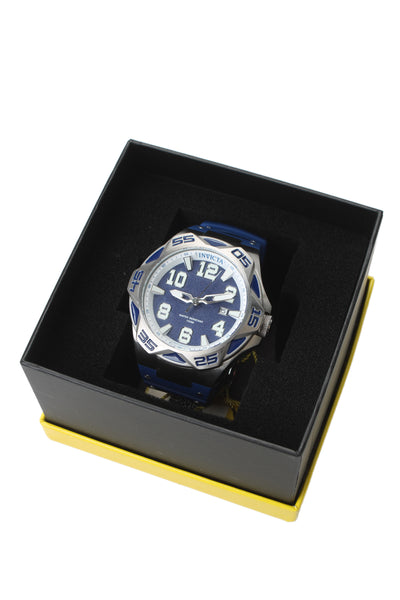 Invicta Mens Stainless Steel Coalition Forces Automatic Watch Silver Blue