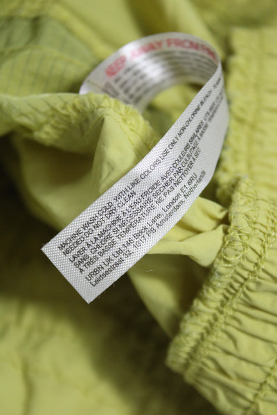 Intimately Free People Unisex Yellow Windbreaker Capri Pants 80s Size M