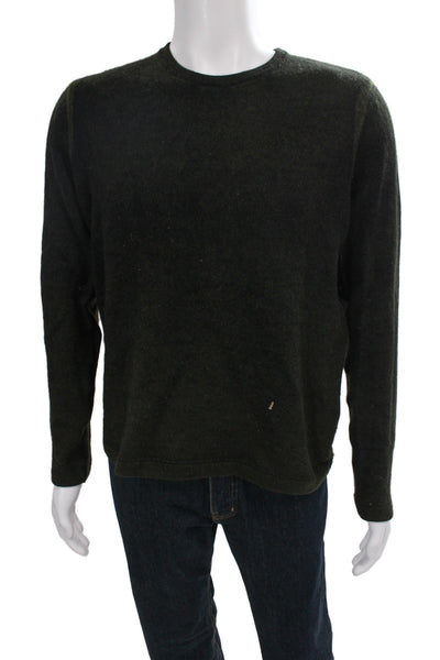 Vince Mens Pullover Dark Gray Crew Neck 70% Wool 30% Cashmere Size M