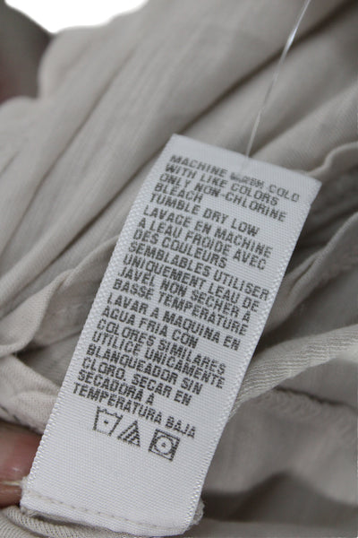 Standard James Perse Women White Supima Cotton Jersey T-Shirt Size 2