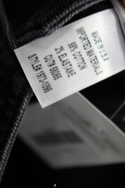 Citizens of Humanity Women Dark Gray Bootcut Flared Jeans Size 24