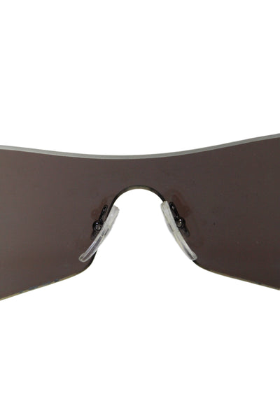 Balenciaga Adults Fluorescent Shield Sunglasses Blue 125MM