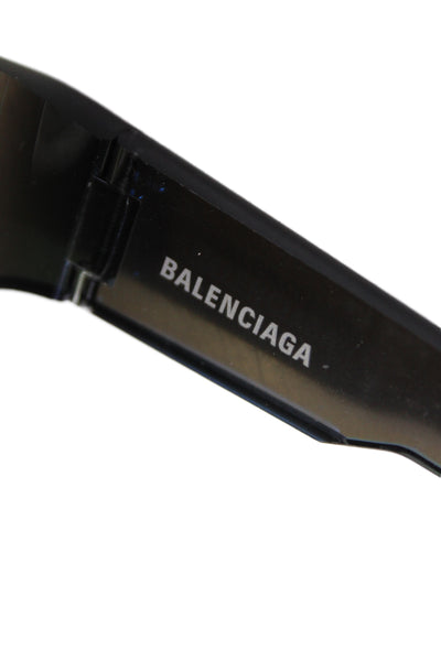 Balenciaga Adults Fluorescent Shield Sunglasses Blue 125MM