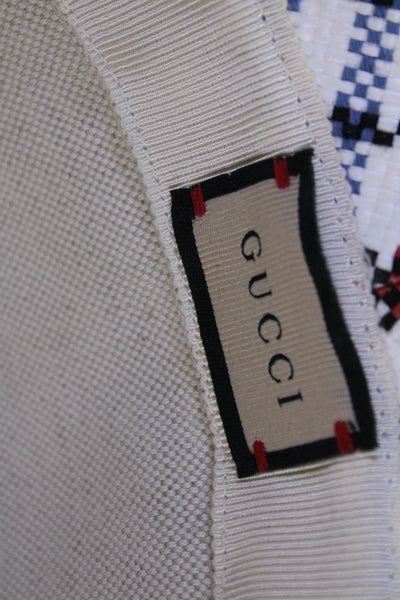 Gucci Unisex Adults Plaid Print Mirror Image Bucket Hat Multicolor