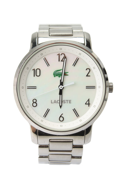 Lacoste Mens Stainless Steel Mother of Pearl LC.41.3.14.222 Quartz Watch 40mm