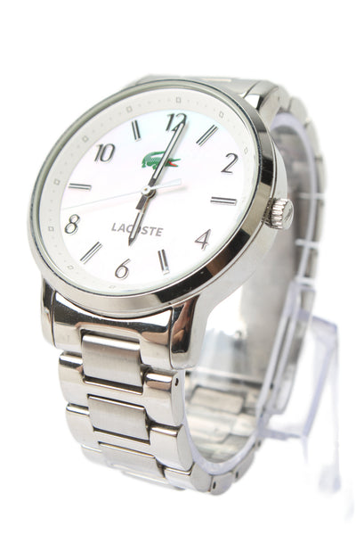 Lacoste Mens Stainless Steel Mother of Pearl LC.41.3.14.222 Quartz Watch 40mm