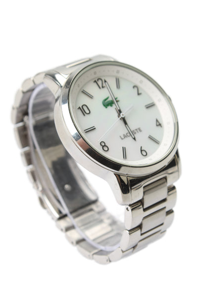 Lacoste Mens Stainless Steel Mother of Pearl LC.41.3.14.222 Quartz Watch 40mm