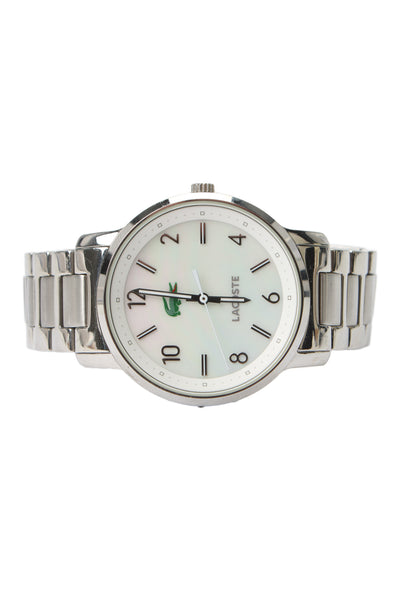 Lacoste Mens Stainless Steel Mother of Pearl LC.41.3.14.222 Quartz Watch 40mm