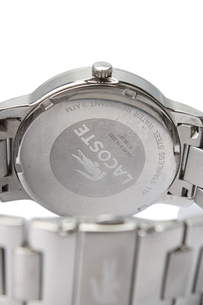 Lacoste Mens Stainless Steel Mother of Pearl LC.41.3.14.222 Quartz Watch 40mm