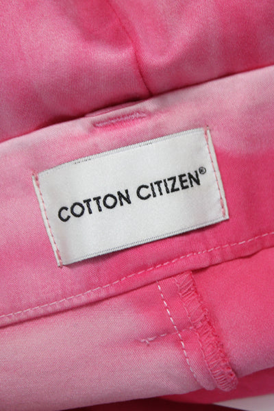 Cotton Citizen Womens Cropped Pink Pants Size 26