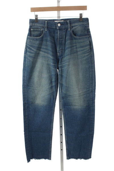 Moussy Womens Vintage Blue Tapered High Rise 100% Cotton Jeans Size 27