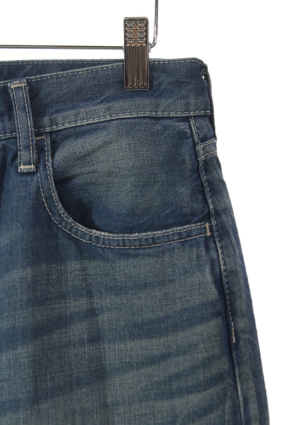 Moussy Womens Vintage Blue Tapered High Rise 100% Cotton Jeans Size 27