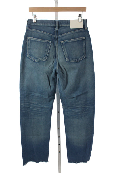 Moussy Womens Vintage Blue Tapered High Rise 100% Cotton Jeans Size 27