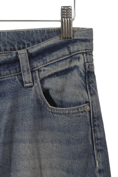 DL 1961 Womens Wide Leg Jeans Blue High Rise 31 Inseam Size 24