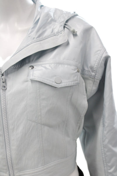 Nike Womens Bomber Jacket Light Blue Size S
