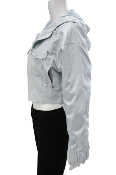 Nike Womens Bomber Jacket Light Blue Size S