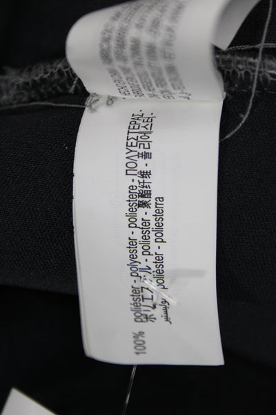 Zara Women Full-zip Hoodies Gray Polyester Long Sleeve Size L