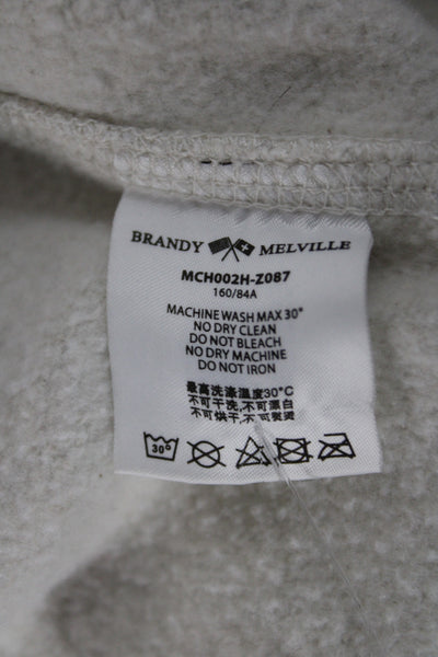 Brandy Melville Womens Beige Drawstring Sweatpants Size One Size