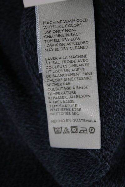 We The Free Womens Pullover Sweatshirt Dark Blue Long Sleeve Size S