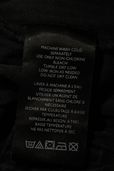 Free People Womens Sleeveless Jumpsuit Dark Gray Cotton Round Neck Size M
