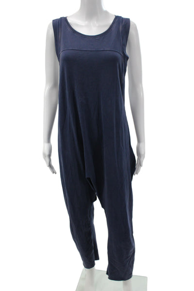 FP Movement Women Jumpsuit Dark Blue Sleeveless Round Neck Size S