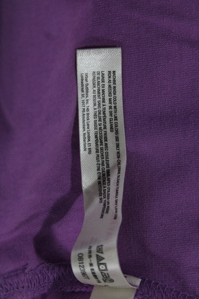 FP Movement Womens Jumpsuit Purple Sleeveless Round Neck Solid Cotton Size M